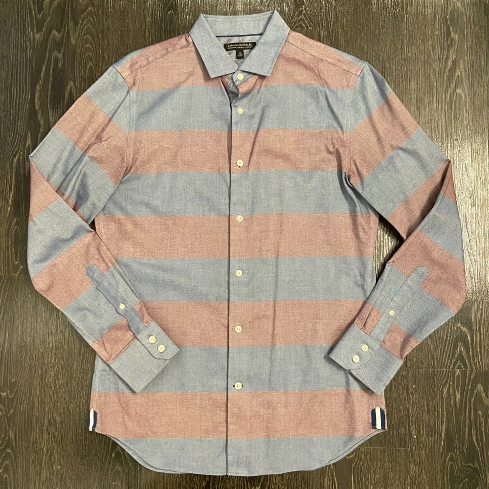Banana Republic Tailored Slim Fit Button Down Dress Shirt